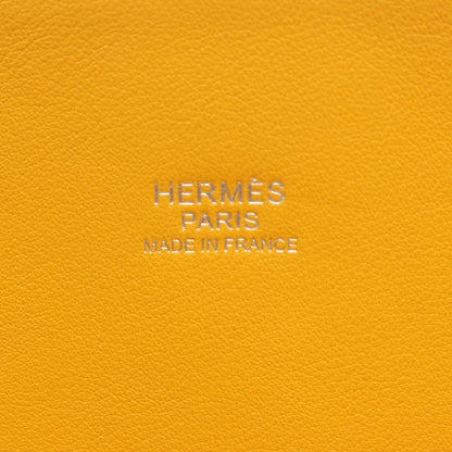 ボリード31 ジョーヌアンブル ハンドバッグ トリヨンクレマンス イエロー シルバー金具 2WAY C刻印 エルメス バッグ HERMES