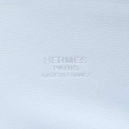 ボリード27 ブルーブリュム ハンドバッグ ヴォーエプソン ライトブルー シルバー金具 2WAY Y刻印 エルメス バッグ HERMES