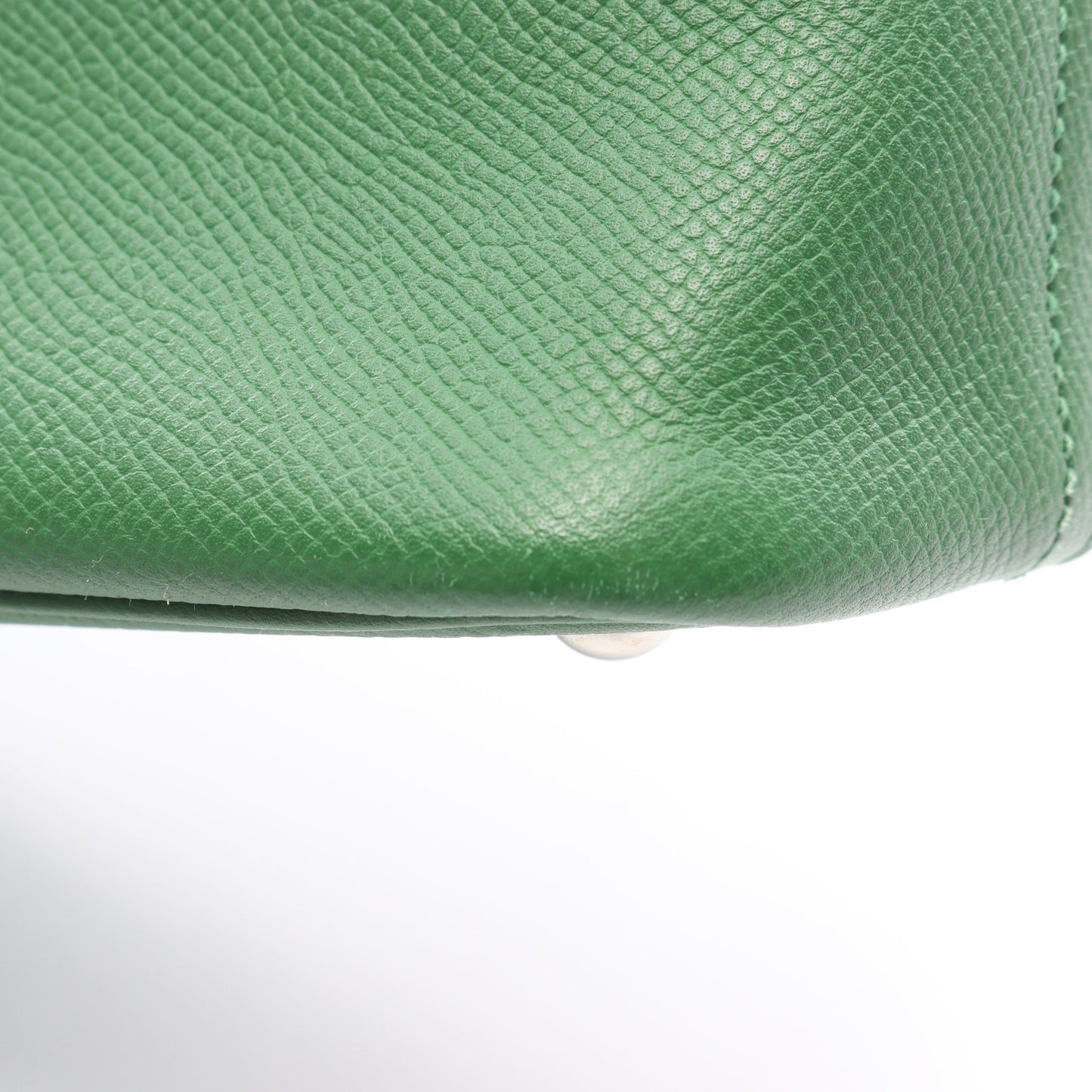 ボリード27 ミント ハンドバッグ ヴォーエプソン グリーン シルバー金具 2WAY □N刻印 エルメス バッグ HERMES
