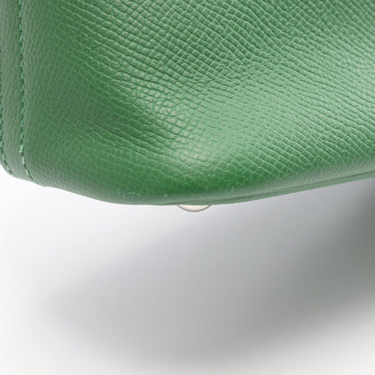ボリード27 ミント ハンドバッグ ヴォーエプソン グリーン シルバー金具 2WAY □N刻印 エルメス バッグ HERMES