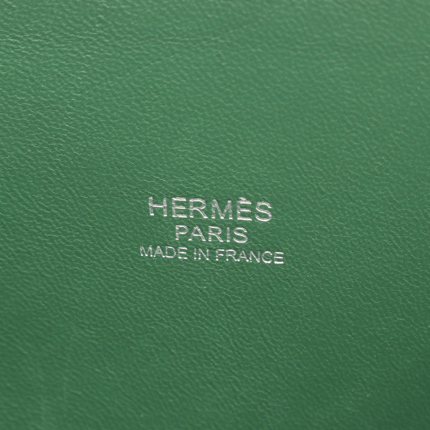 ボリード27 ミント ハンドバッグ ヴォーエプソン グリーン シルバー金具 2WAY □N刻印 エルメス バッグ HERMES