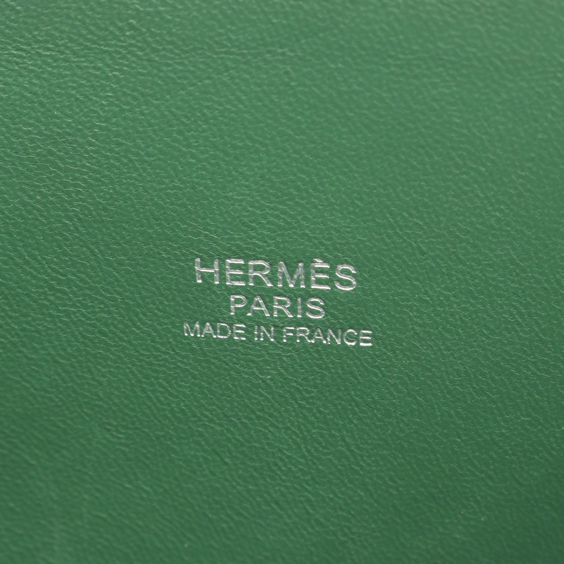 ボリード27 ミント ハンドバッグ ヴォーエプソン グリーン シルバー金具 2WAY □N刻印 エルメス バッグ HERMES