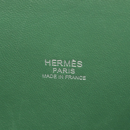 ボリード27 ミント ハンドバッグ ヴォーエプソン グリーン シルバー金具 2WAY □N刻印 エルメス バッグ HERMES