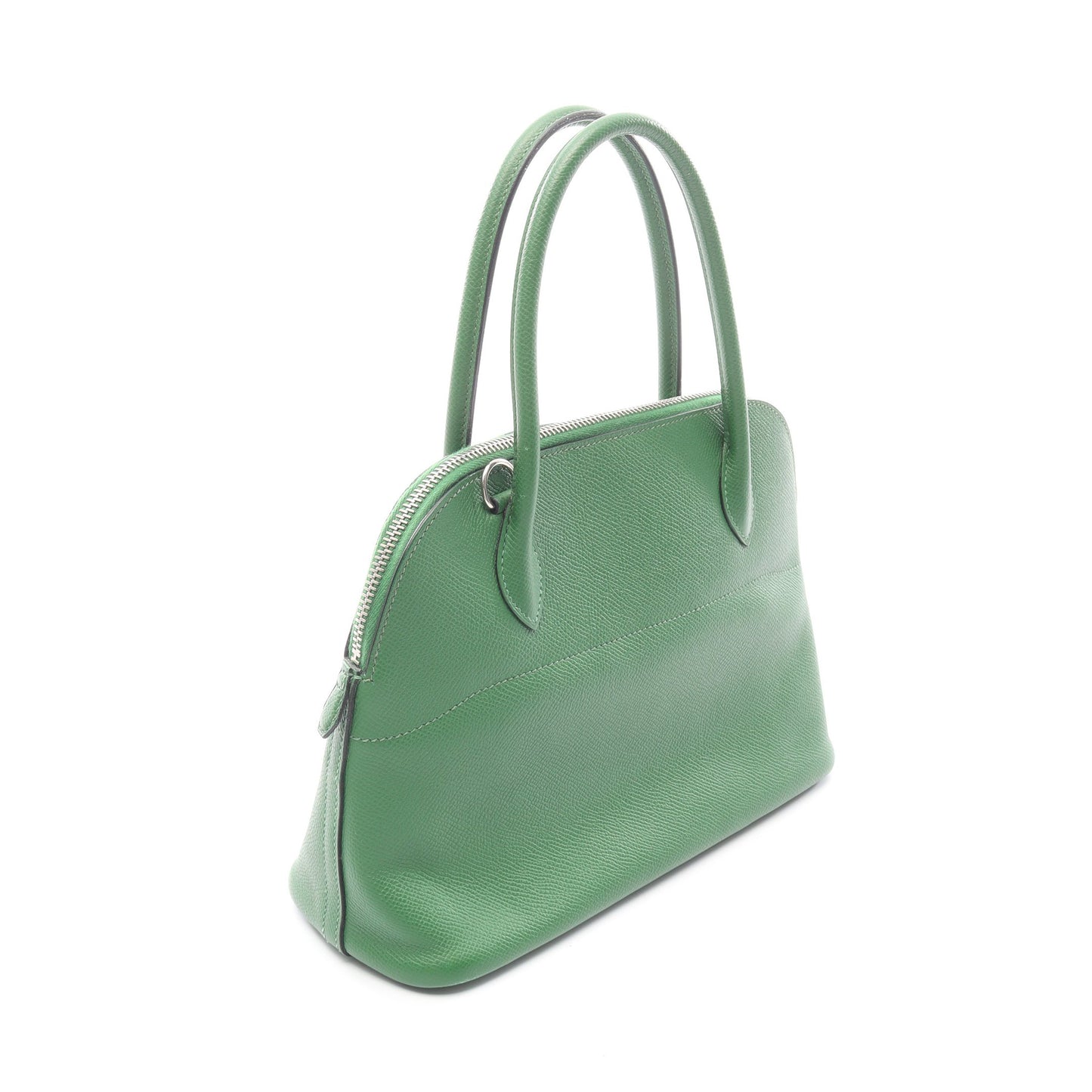 ボリード27 ミント ハンドバッグ ヴォーエプソン グリーン シルバー金具 2WAY □N刻印 エルメス バッグ HERMES
