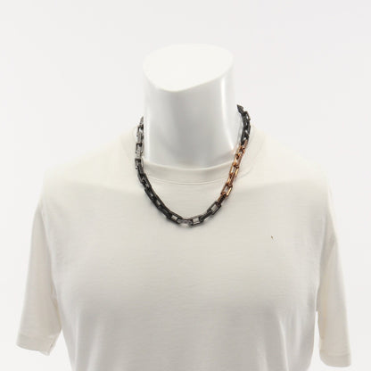 コリエ モノグラム チェーン ネックレス ブラック シルバー ピンクゴールド ルイヴィトン アクセサリー LOUIS VUITTON