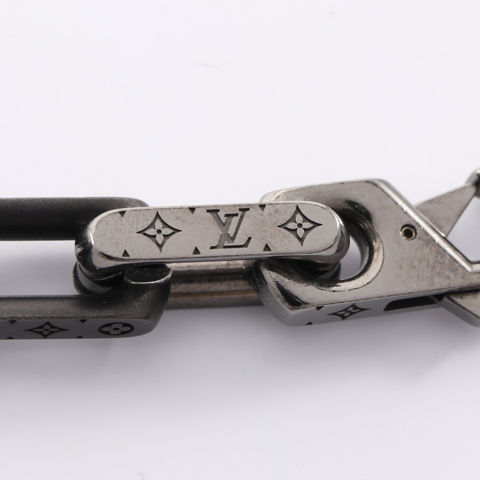 ブレスレット チェーン モノグラム ブレスレット シルバー ピンクゴールド ブラック ルイヴィトン アクセサリー LOUIS VUITTON