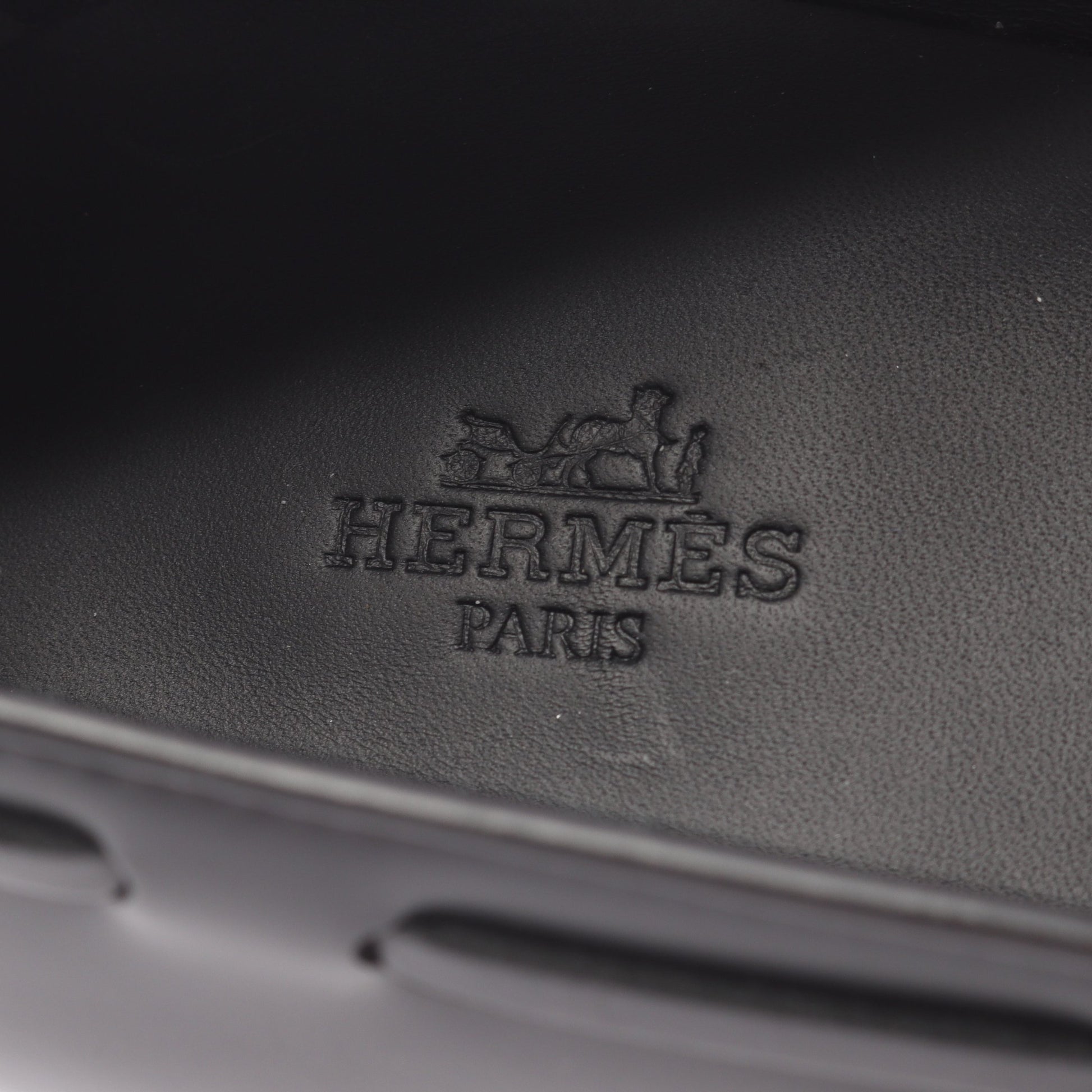 ローファー レザー ブラック エルメス シューズ HERMES