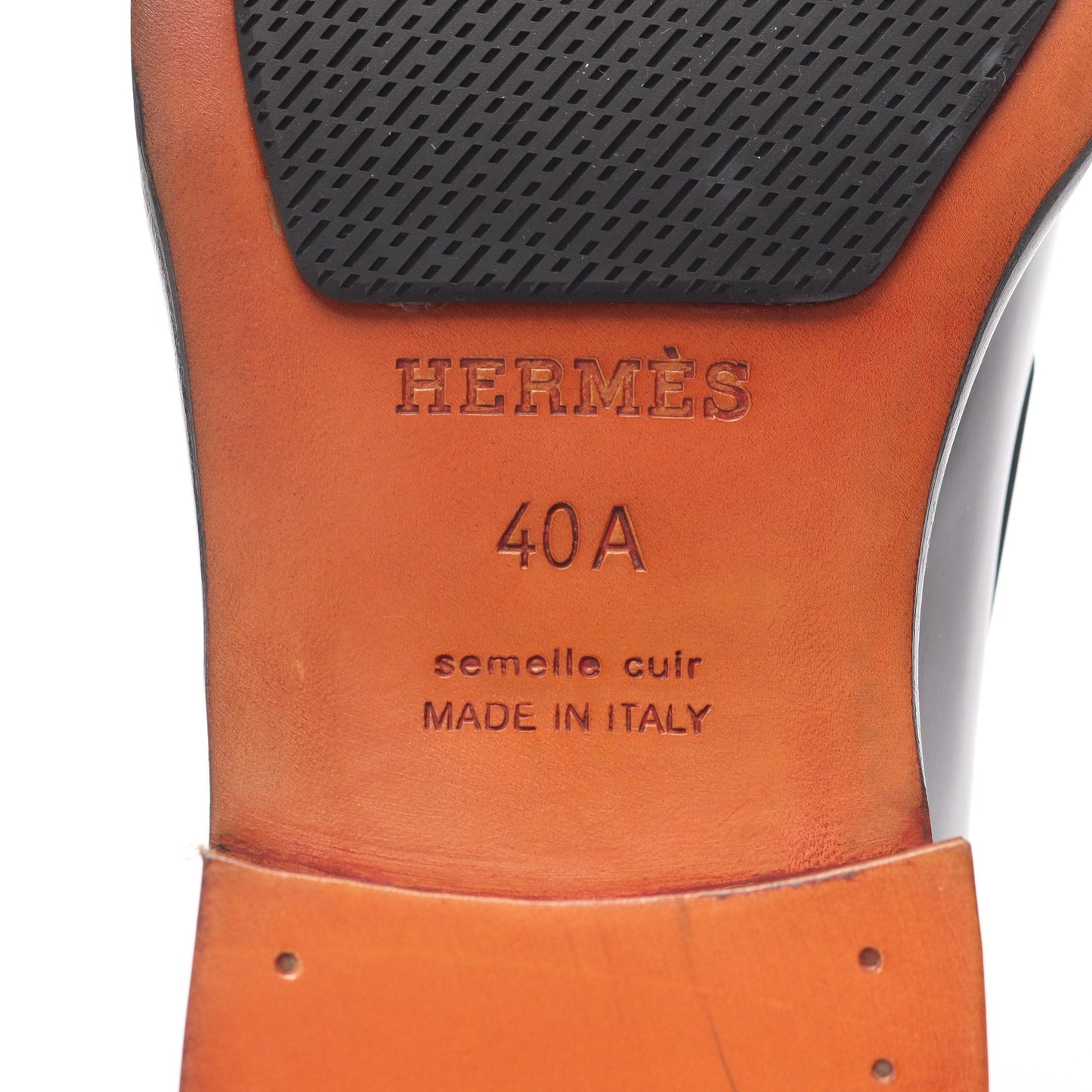 ローファー レザー ブラック エルメス シューズ HERMES