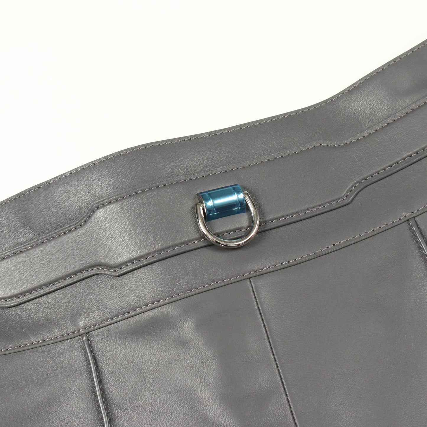 ショート パンツ ラムスキン グレー エルメス ボトムス HERMES