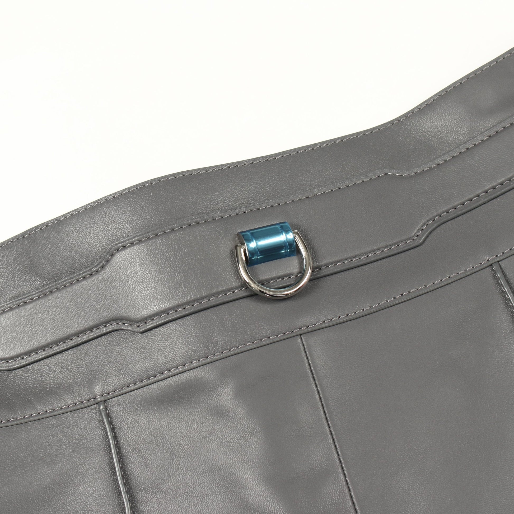 ショート パンツ ラムスキン グレー エルメス ボトムス HERMES