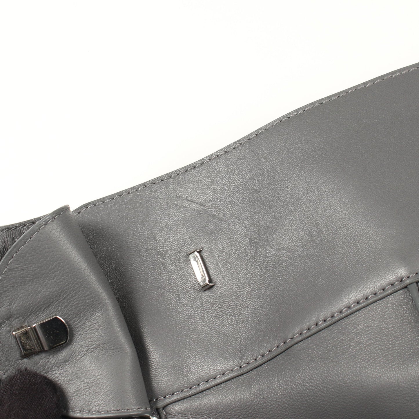 ショート パンツ ラムスキン グレー エルメス ボトムス HERMES