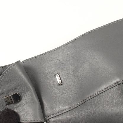 ショート パンツ ラムスキン グレー エルメス ボトムス HERMES