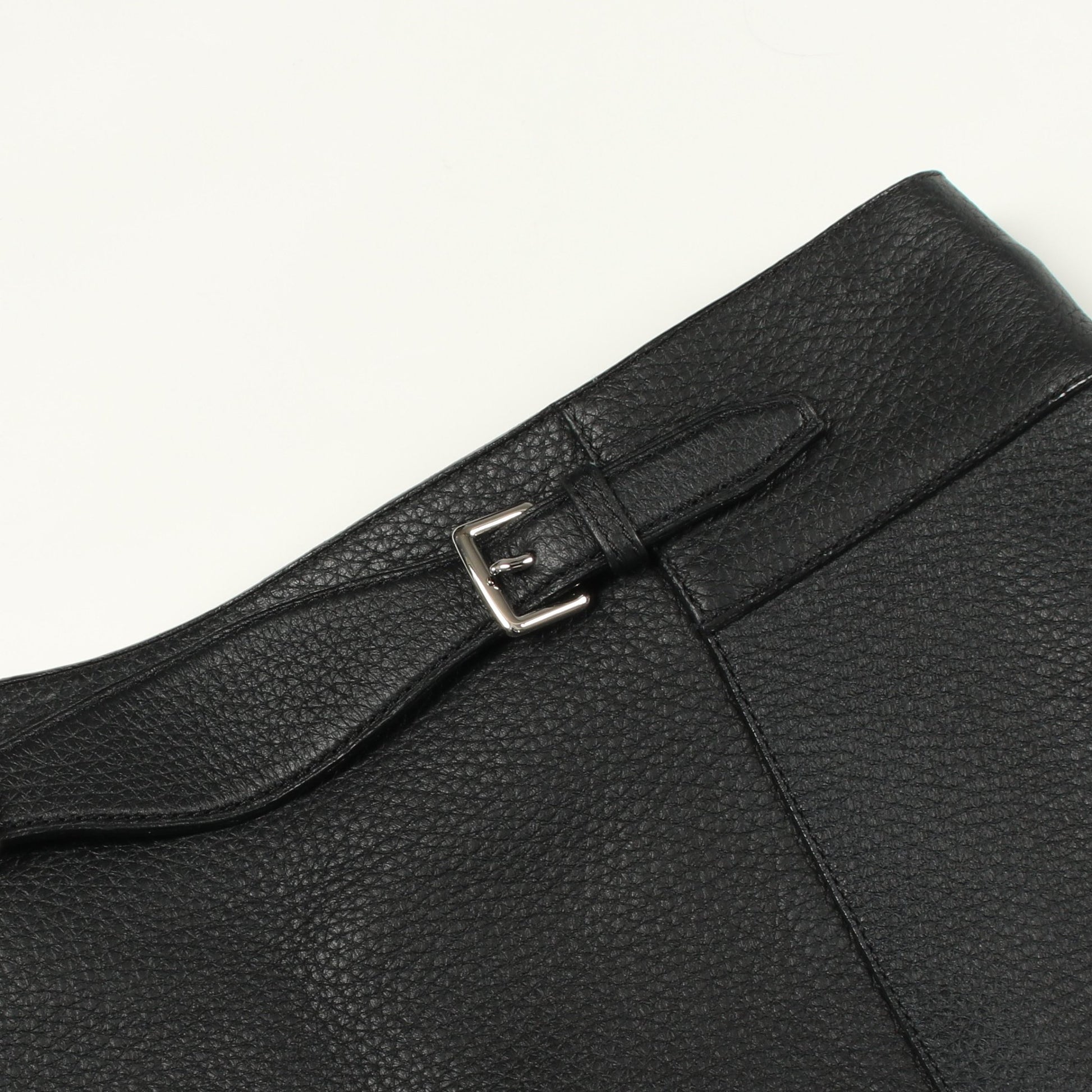 スカート ディアスキン ブラック エルメス ボトムス HERMES