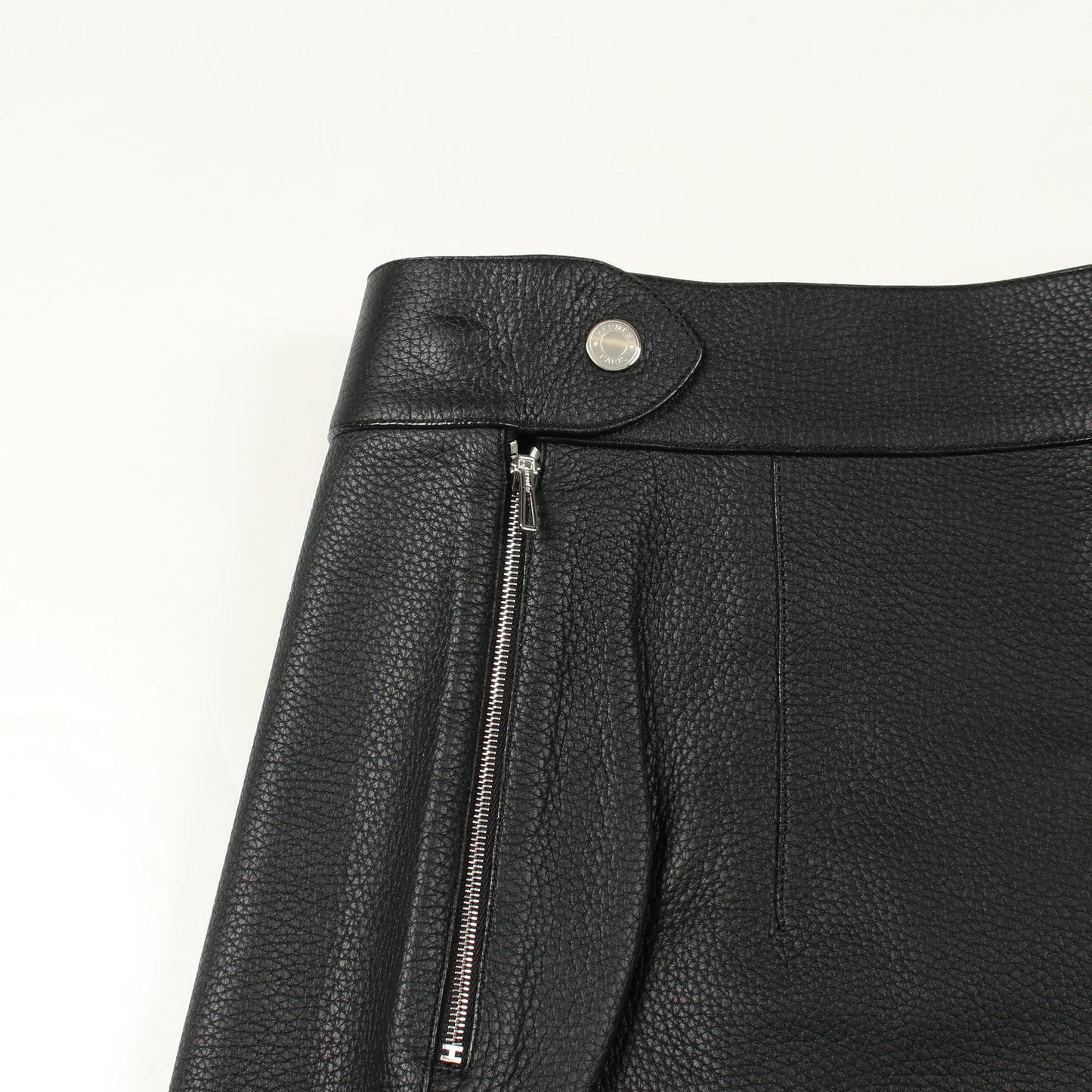スカート ディアスキン ブラック エルメス ボトムス HERMES