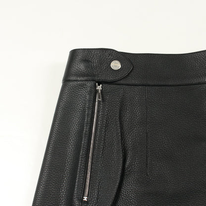 スカート ディアスキン ブラック エルメス ボトムス HERMES