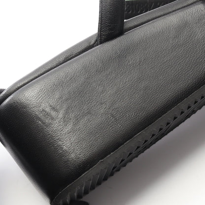 ジプシー トングサンダル レザー ブラック エルメス シューズ HERMES