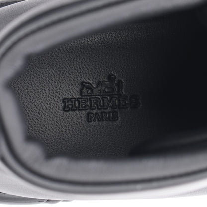 Happiness ハイカットスニーカー レザー ブラック エルメス シューズ HERMES