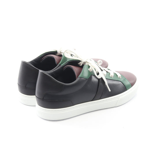 デイ ケリーバックル スニーカー レザー ブラック ダークブラウン グリーン エルメス