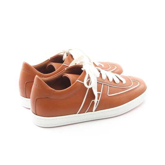 BOOMERANG ブーメラン スニーカー レザー ブラウン ホワイト エルメス