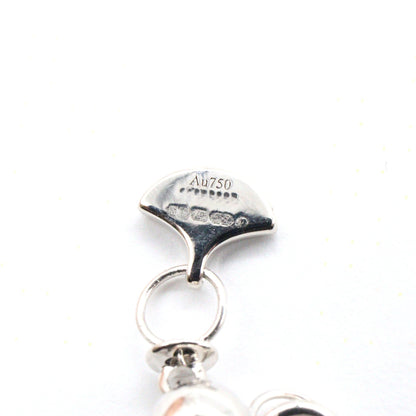 バタフライ ネックレス ミニ パヴェ ダイヤ ネックレス K18WG ダイヤモンド ホワイトゴールド クリア グラフ アクセサリー GRAFF