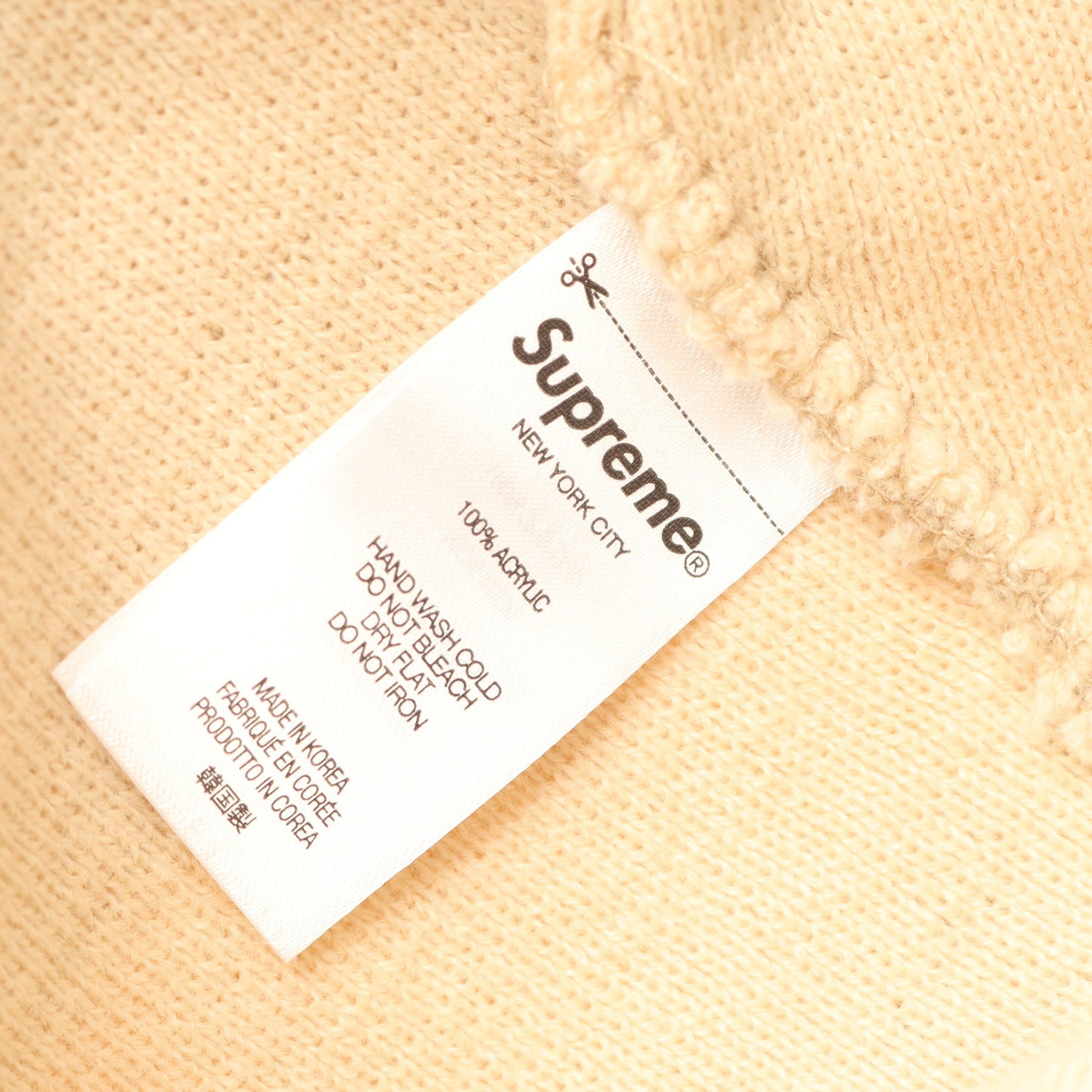 Geo Beanie ビーニー ベージュ シュプリーム 財布・小物 Supreme