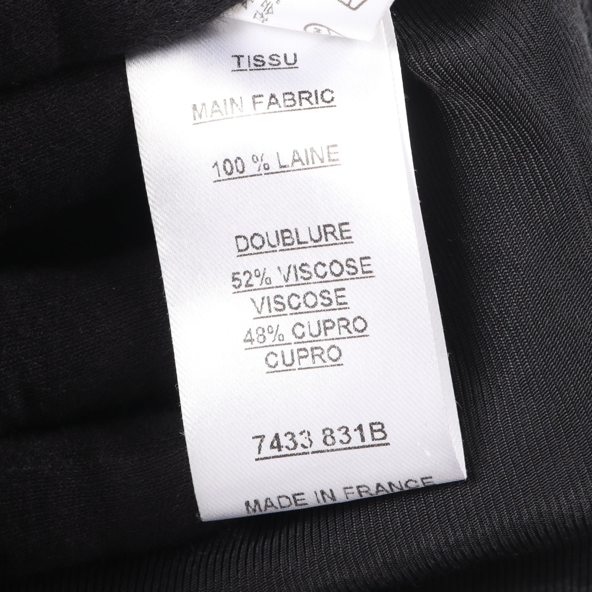 ノーラペル シングルボタン テーラードジャケット ウール ブラック バルマン アウター BALMAIN