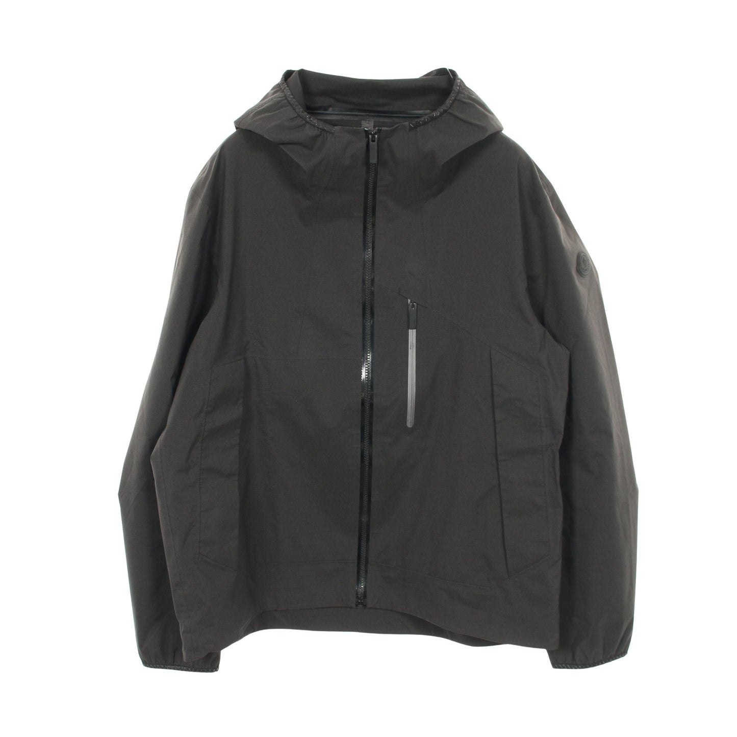 SATTOUF ブルゾン ジャケット ナイロン ブラック フード付き モンクレール アウター MONCLER