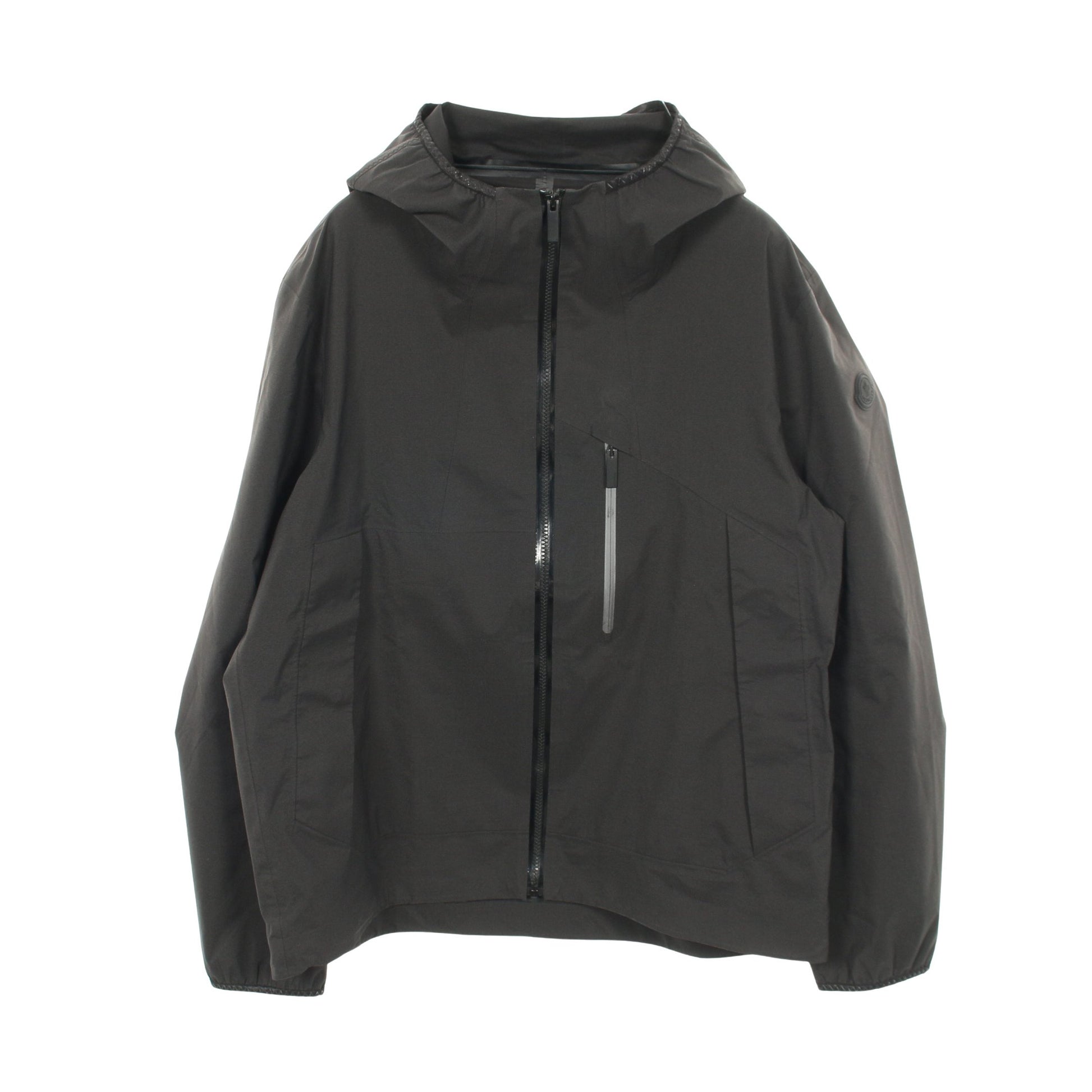 SATTOUF ブルゾン ジャケット ナイロン ブラック フード付き モンクレール アウター MONCLER