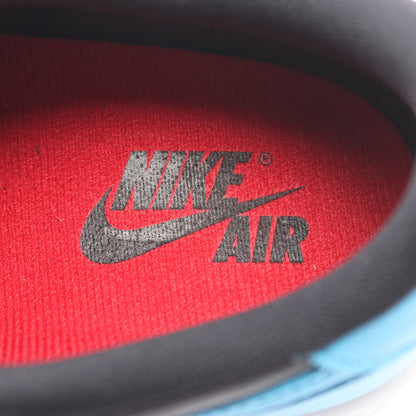 WMNS AIR JORDAN 1 RETRO LOW スニーカー レザー ブラック レッド ライトブルー ナイキ シューズ NIKE