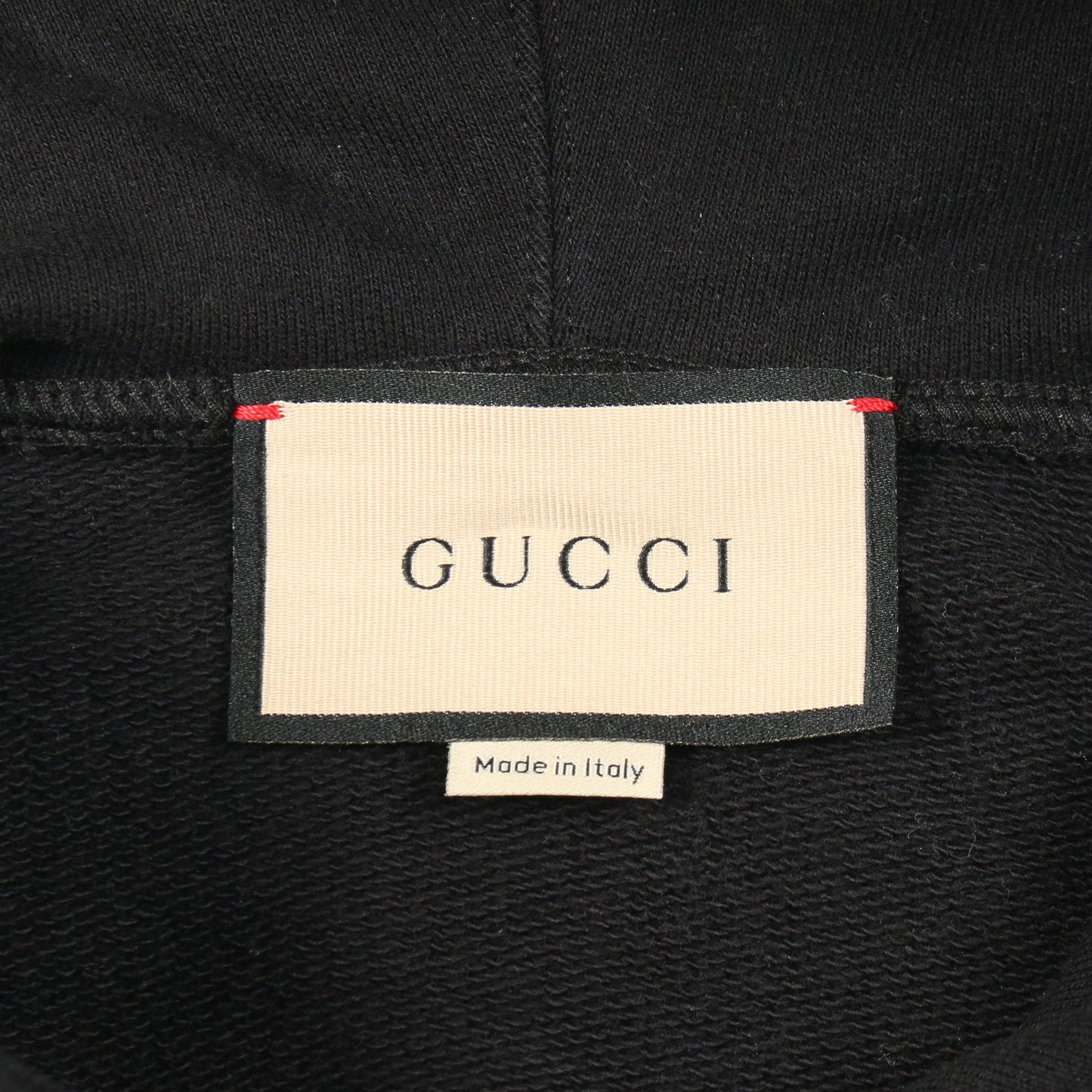 LOVE PARADE プルオーバーパーカー コットン ブラック マルチカラー スパンコール グッチ トップス GUCCI