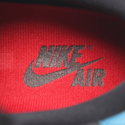 WMNS AIR JORDAN 1 RETRO LOW スニーカー レザー ブラック レッド ライトブルー ナイキ シューズ NIKE