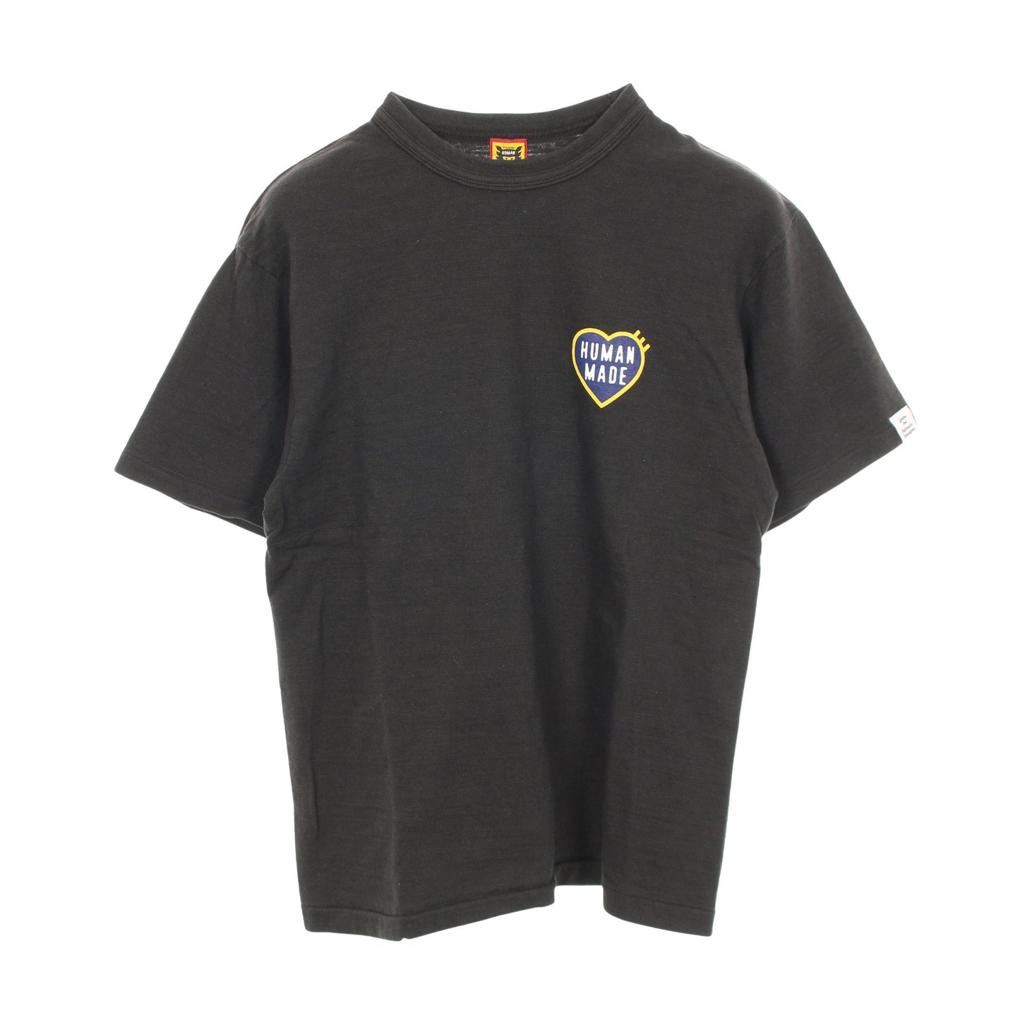 ハートプリント 半袖Tシャツ バックロゴ プリント コットン ダークグレー ヒューマンメイド トップス HUMAN MADE