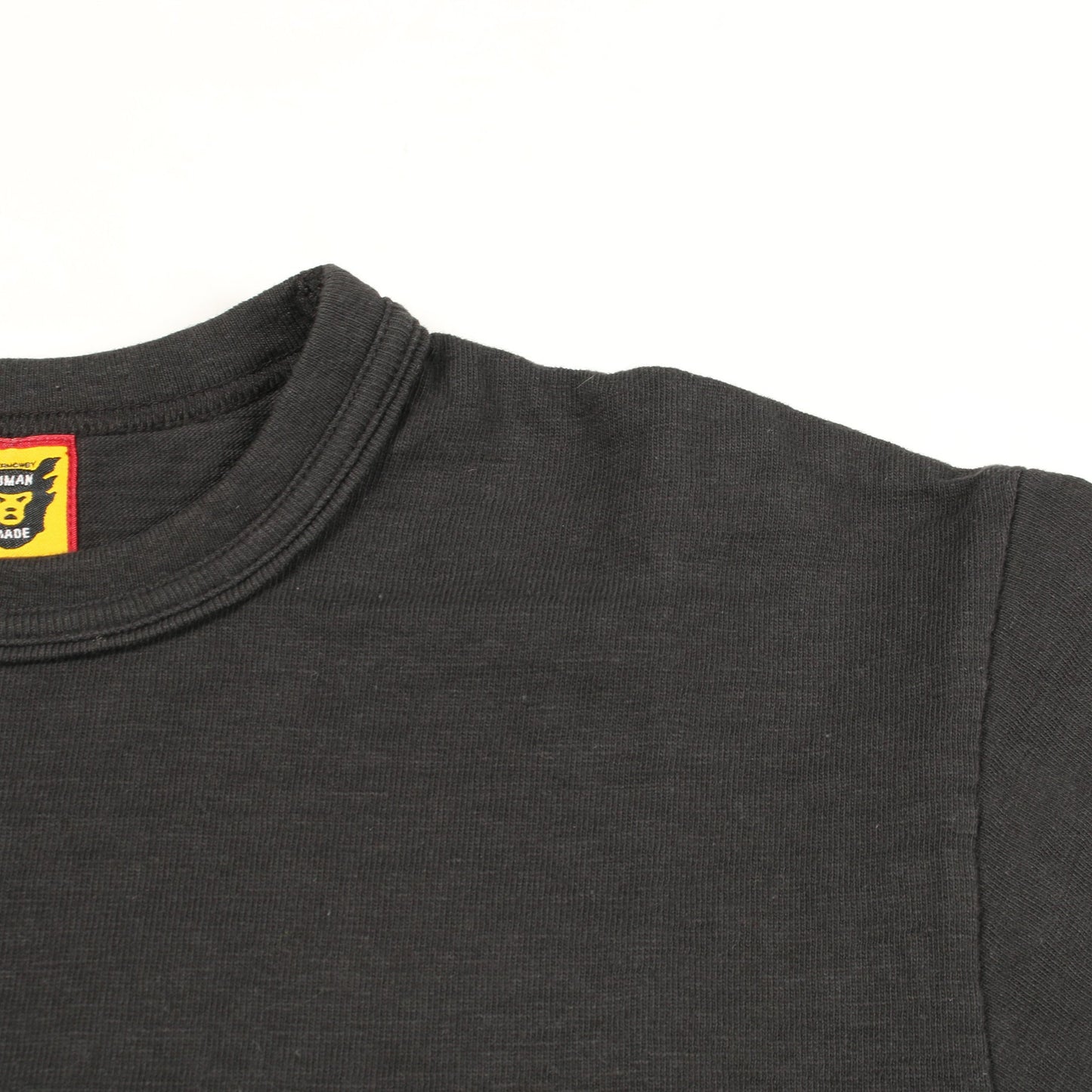 ハートプリント 半袖Tシャツ バックロゴ プリント コットン ダークグレー ヒューマンメイド トップス HUMAN MADE