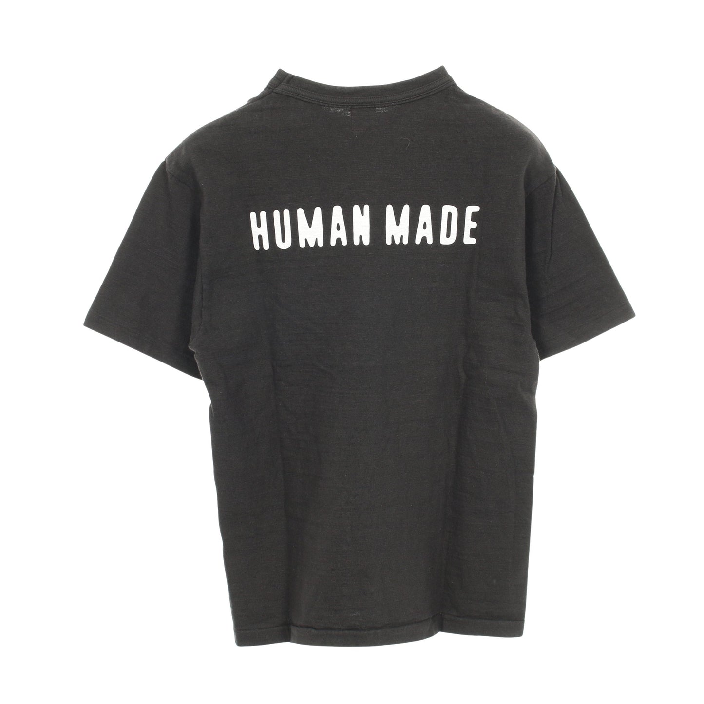 ハートプリント 半袖Tシャツ バックロゴ プリント コットン ダークグレー ヒューマンメイド トップス HUMAN MADE