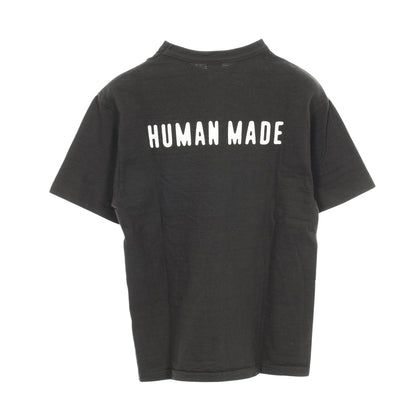 ハートプリント 半袖Tシャツ バックロゴ プリント コットン ダークグレー ヒューマンメイド トップス HUMAN MADE