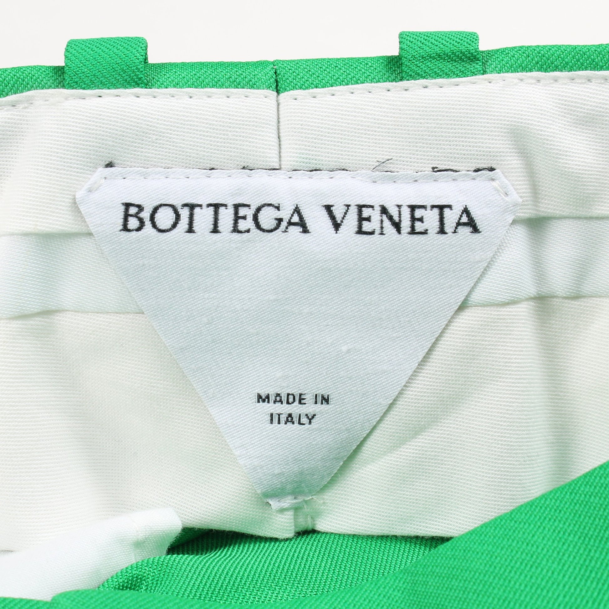 ワイドパンツ コットン グリーン ボッテガヴェネタ ボトムス BOTTEGA VENETA