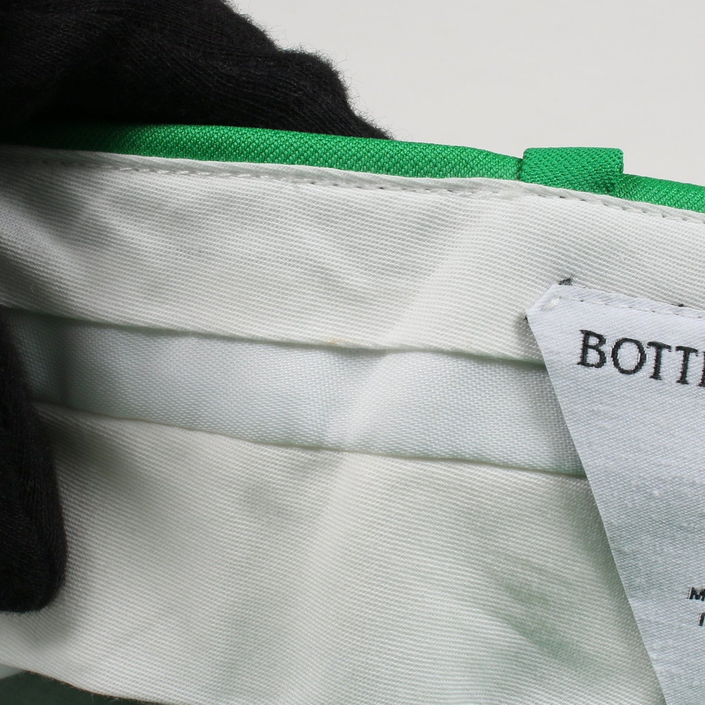 ワイドパンツ コットン グリーン ボッテガヴェネタ ボトムス BOTTEGA VENETA