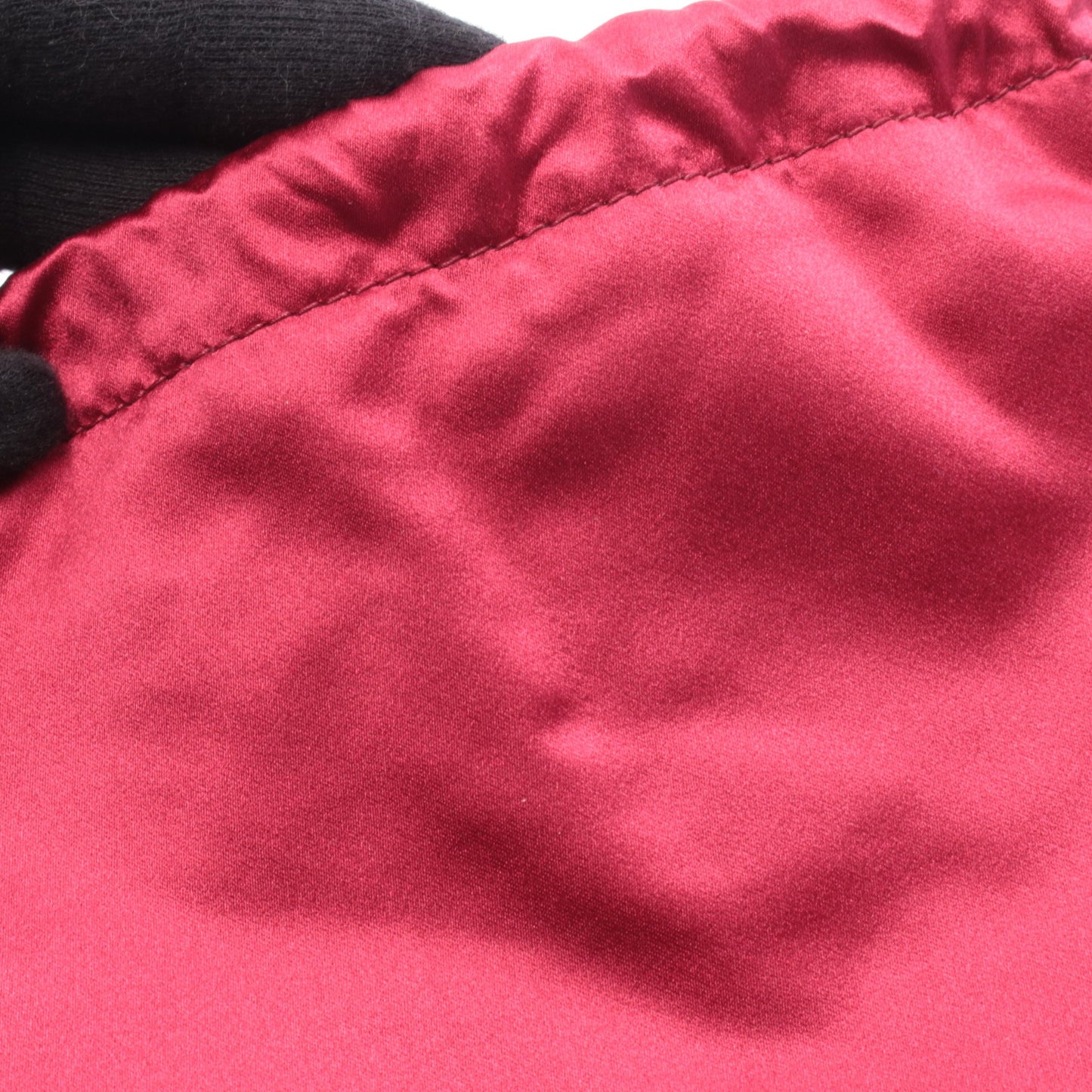 DUCHESSE ダッチェス ポーチ シルク レザー レッド 巾着 ミュウミュウ 財布・小物 miu miu