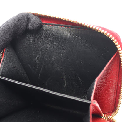 YSLロゴ 二つ折り財布 レザー レッド イヴサンローラン 財布・小物 YVES SAINT LAURENT