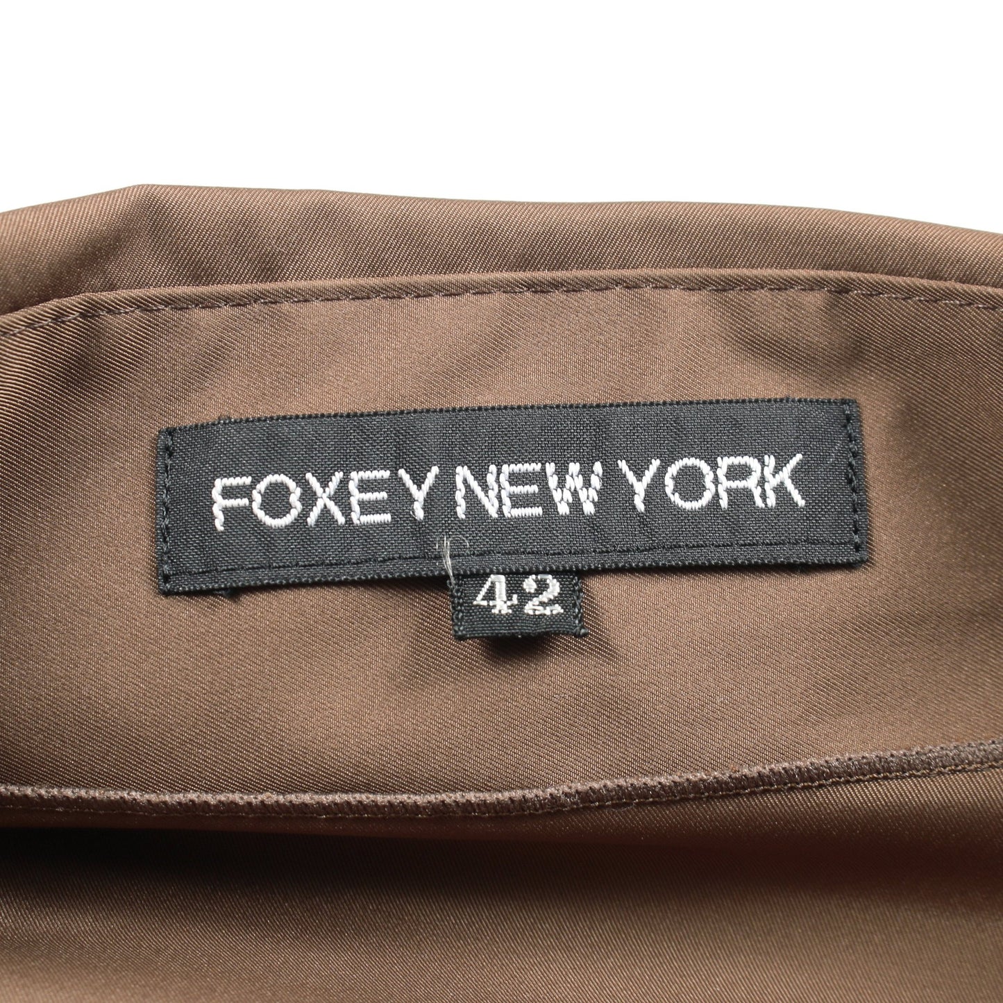 トレンチコート ブラウン フォクシーニューヨーク アウター FOXEY NEW YORK