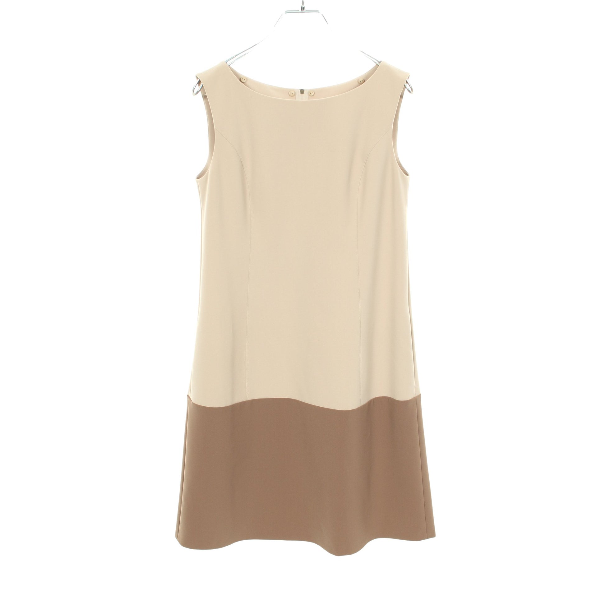 ワンピース ノースリーブ ベージュ ブラウン フォクシーニューヨーク ワンピース FOXEY NEW YORK