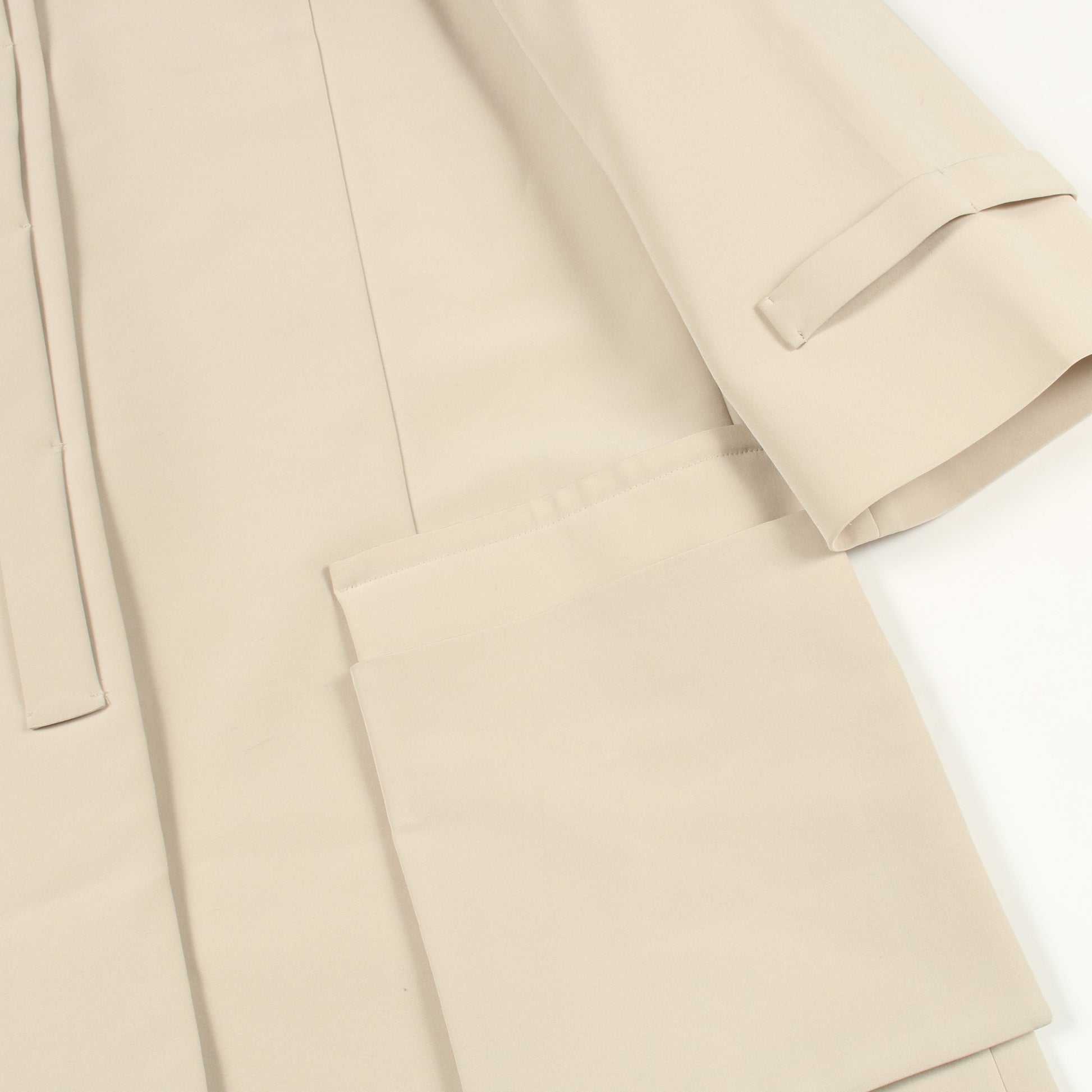 ノーカラー コート ベージュ フォクシーニューヨーク アウター FOXEY NEW YORK