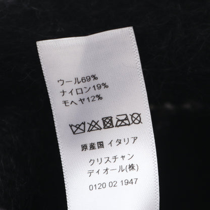 CDロゴ バケット ハット ウール ナイロン モヘヤ ブラック ホワイト クリスチャンディオール 財布・小物 Christian Dior