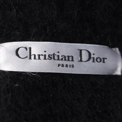 CDロゴ バケット ハット ウール ナイロン モヘヤ ブラック ホワイト クリスチャンディオール 財布・小物 Christian Dior