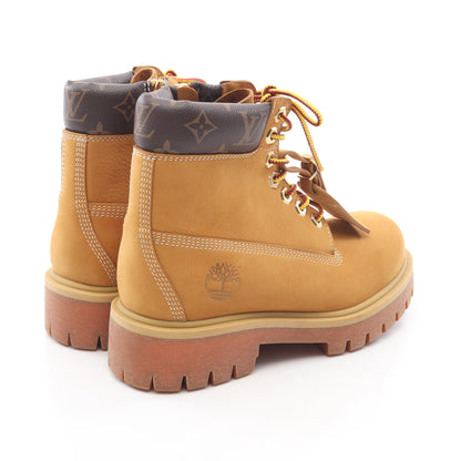 LOUIS VUITTON × Timberland モノグラム ブーツ ヌバック レザー イエローブラウン ルイヴィトン シューズ LOUIS VUITTON