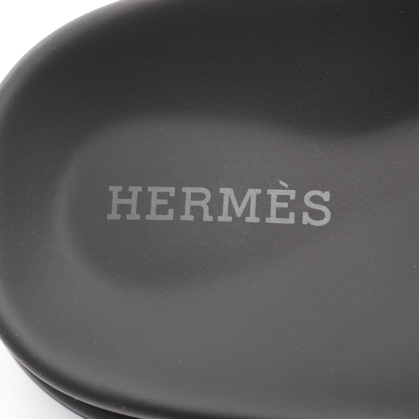 シプレ スライドサンダル レザー シルバー エルメス シューズ HERMES