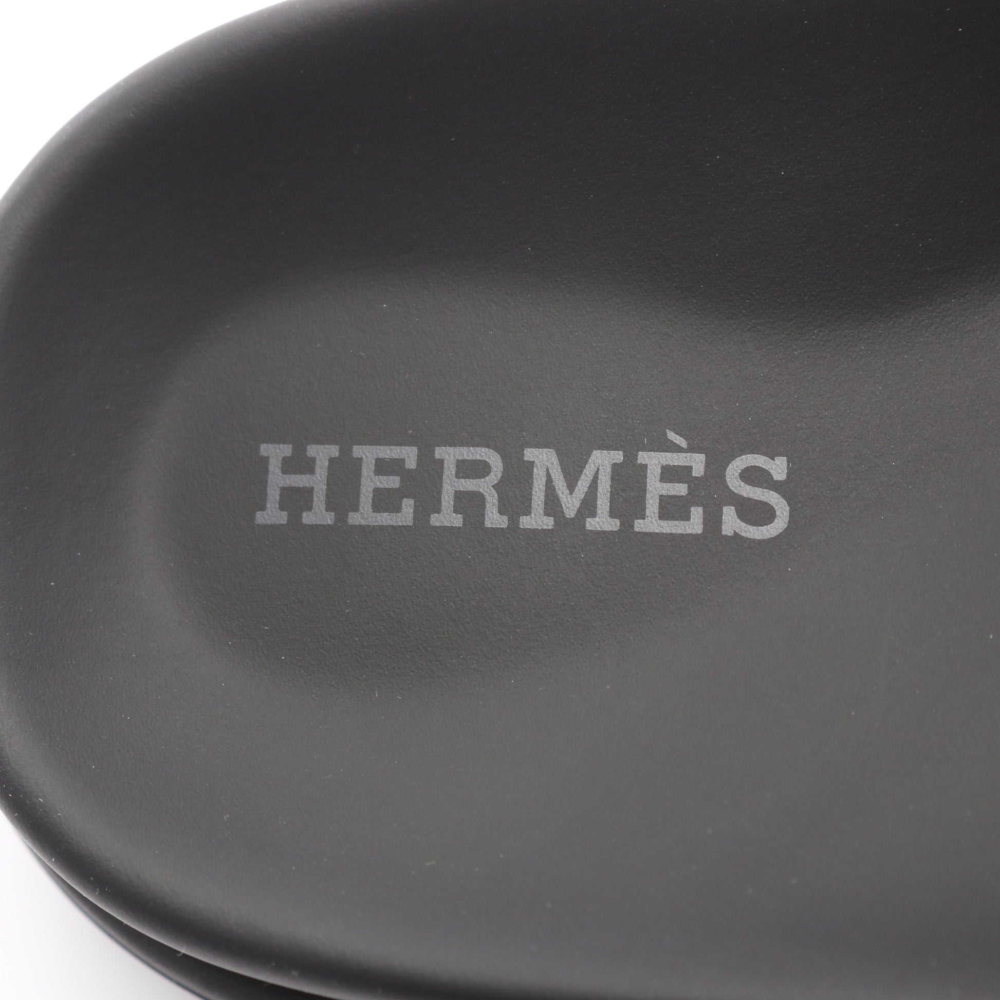 シプレ スライドサンダル レザー シルバー エルメス シューズ HERMES