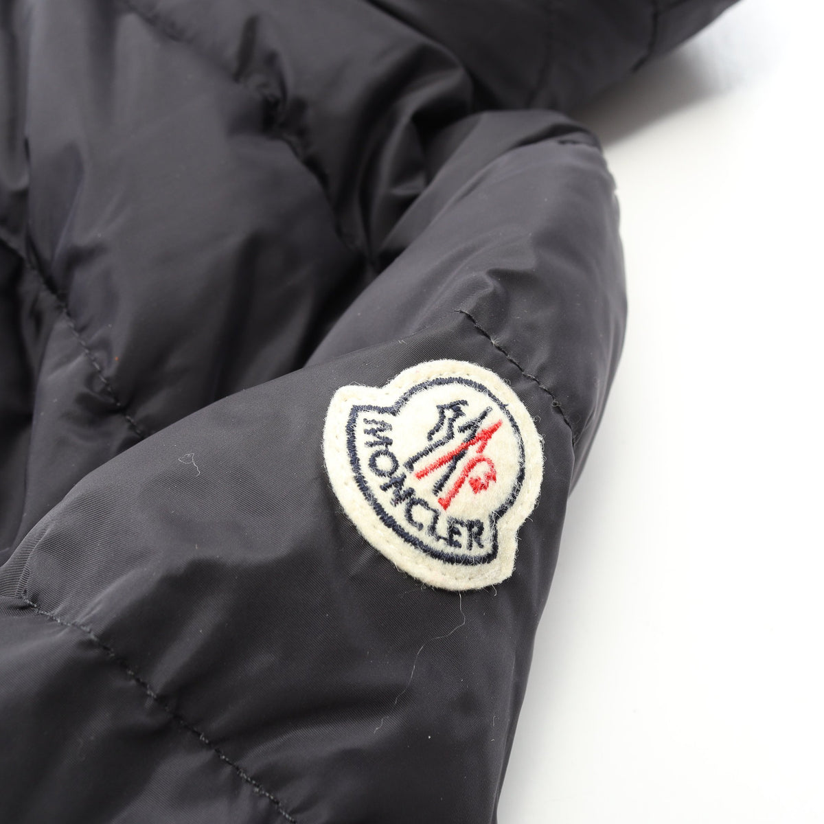 FLAMME ダウンコート ナイロン ネイビー フード付き モンクレール アウター MONCLER