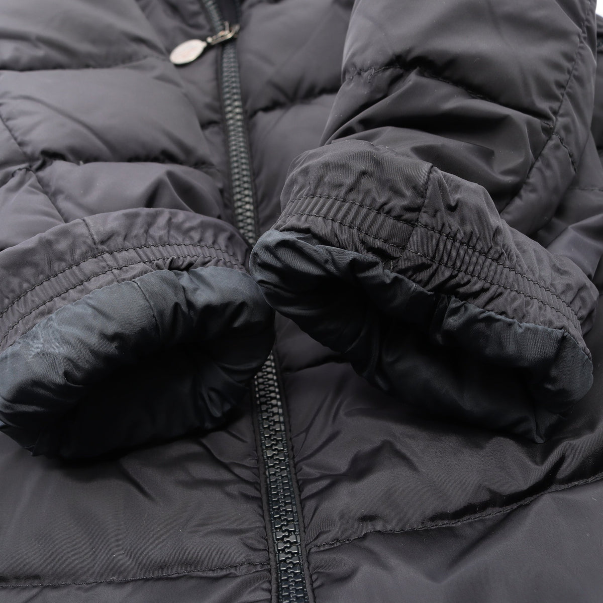 FLAMME ダウンコート ナイロン ネイビー フード付き モンクレール アウター MONCLER