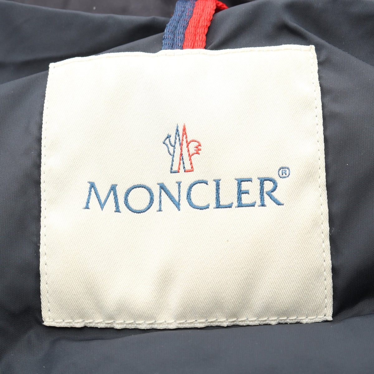 FLAMME ダウンコート ナイロン ネイビー フード付き モンクレール アウター MONCLER